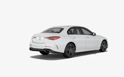 Mercedes-Benz C-Class rear three-quarter studio view