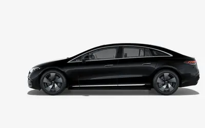 Mercedes-Benz EQS side profile studio view