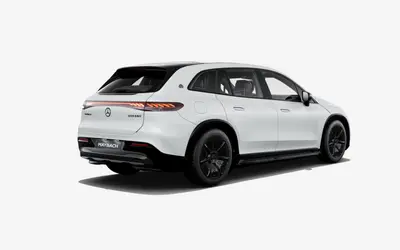 Mercedes-Maybach EQS SUV rear three-quarter studio view