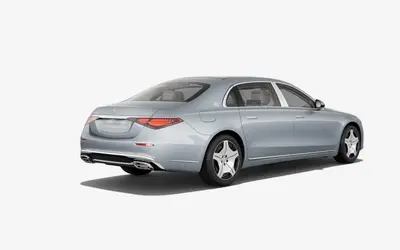 Mercedes-Maybach S-Class rear three-quarter studio view