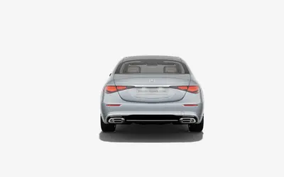 Mercedes-Maybach S-Class straight rear studio view