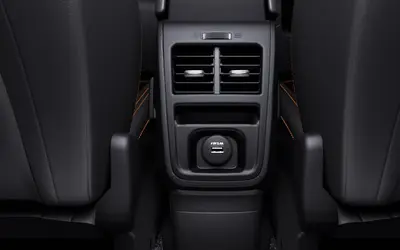 Tata Altroz rear AC vents on the centre console