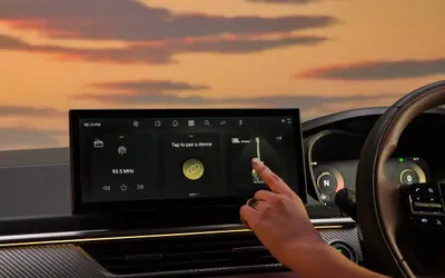 Tata Curvv 12.3-inch Harman infotainment touchscreen