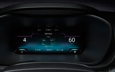 Tata Nexon 10.25-inch digital instrument cluster