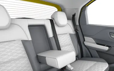 Tata Punch EV rear seats with adjustable headrests