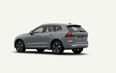 Volvo XC60 rear three-quarter studio view in silver