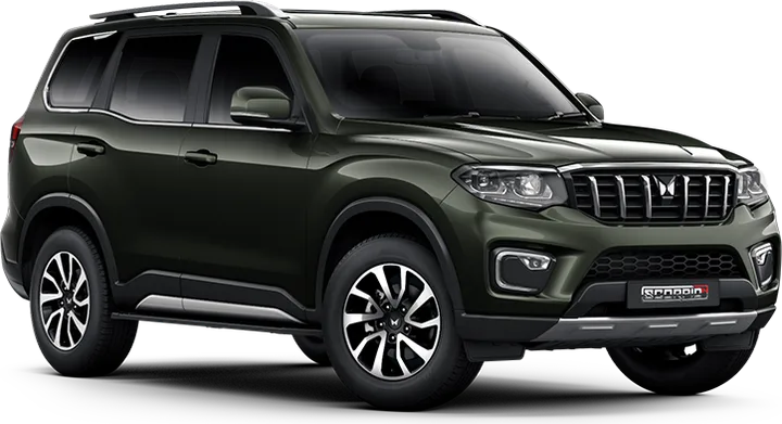 Mahindra Scorpio-N Z8S Petrol MT — this trim's actual wheels and styling