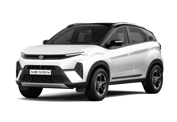 Tata Nexon Fearless+ PS 1.5D AMT — this trim's actual wheels and styling