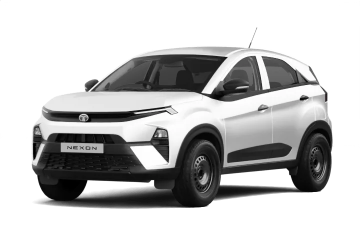 Tata Nexon Smart — this trim's actual wheels and styling